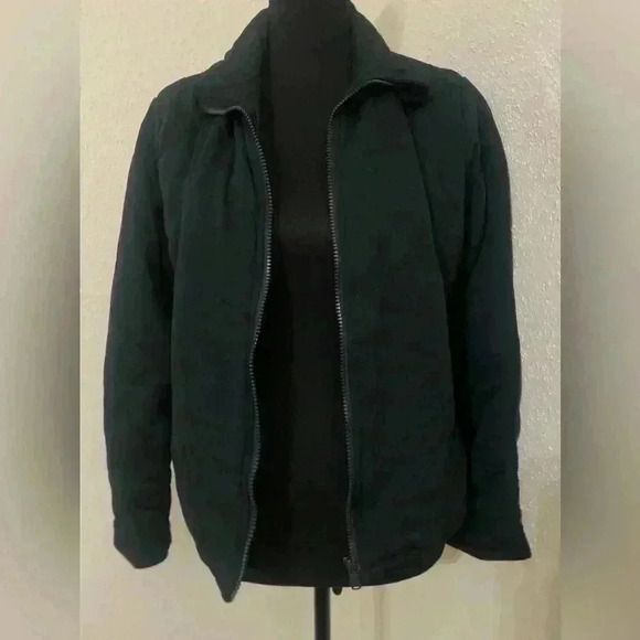 Three Dots Women's Size S Quilted Step-Hem Knit Jacket Black - Picture 1 of 8